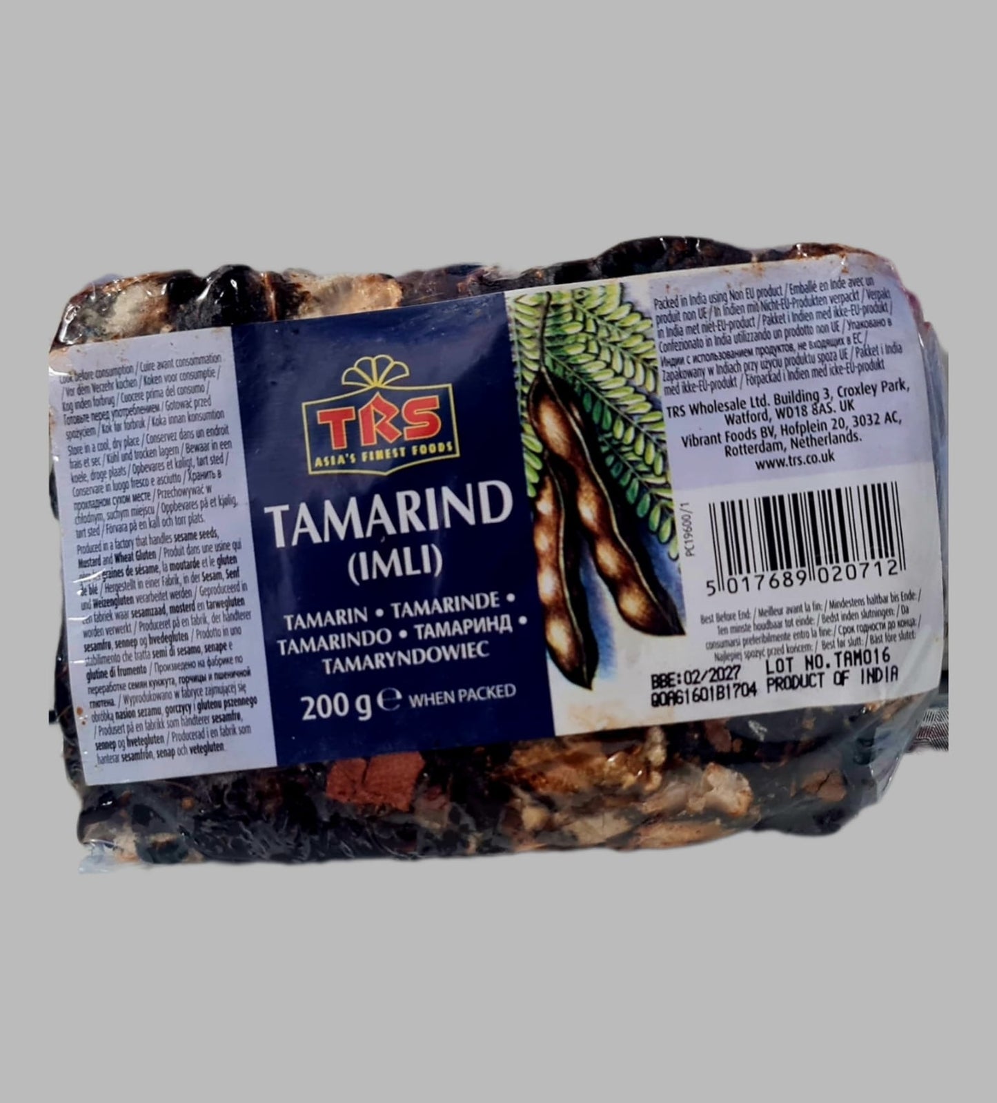TRS Tamarind Paste – 200 g (No seeds)