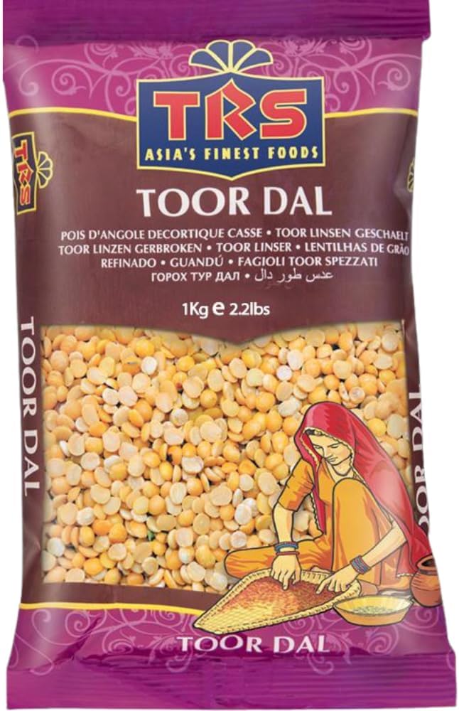 TRS Toor Dal 1 kg – Premium Indian Pigeon Peas for Curries & Cooking